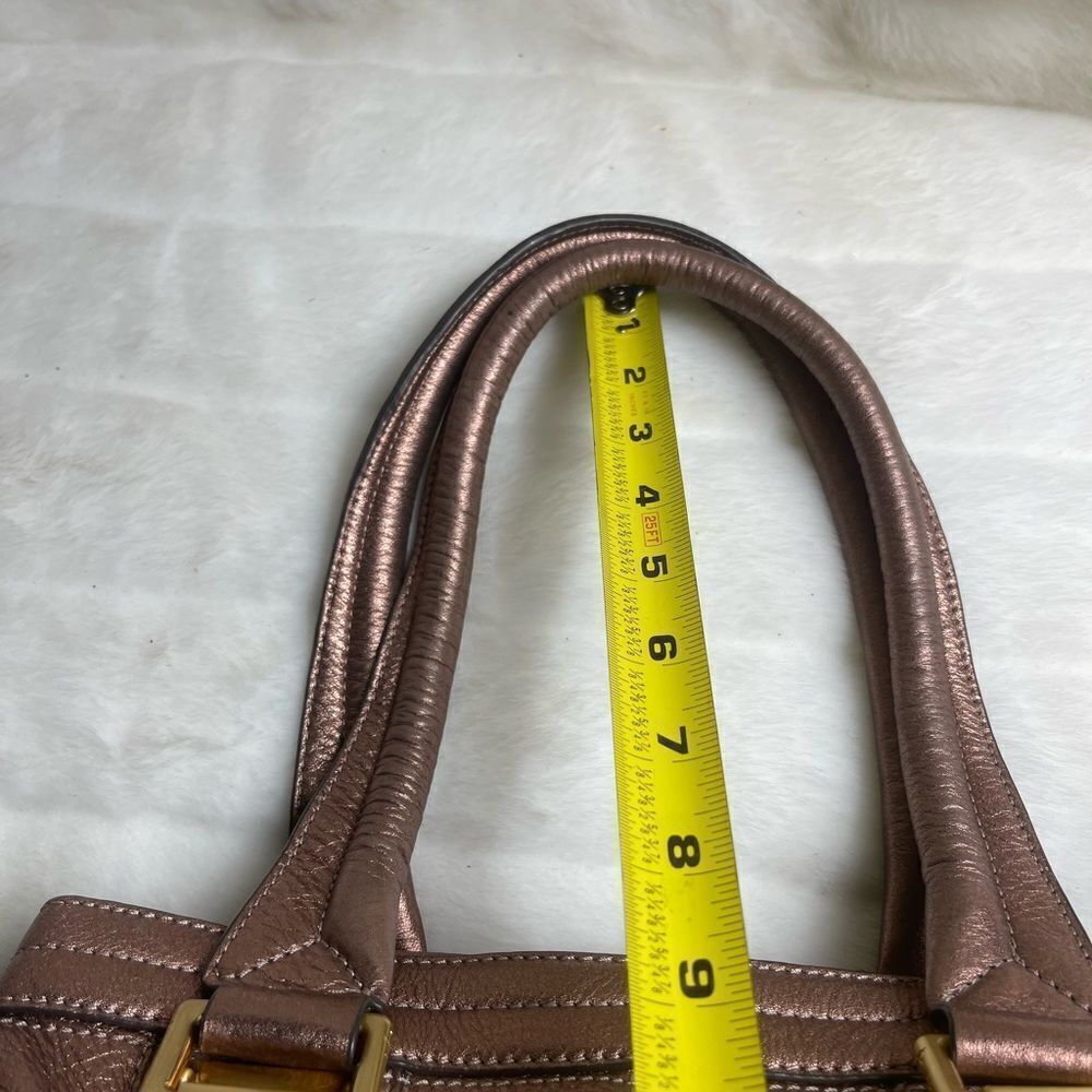 B. Makowsky Shimmering Bronze Shoulder Bag - Picture 6 of 13